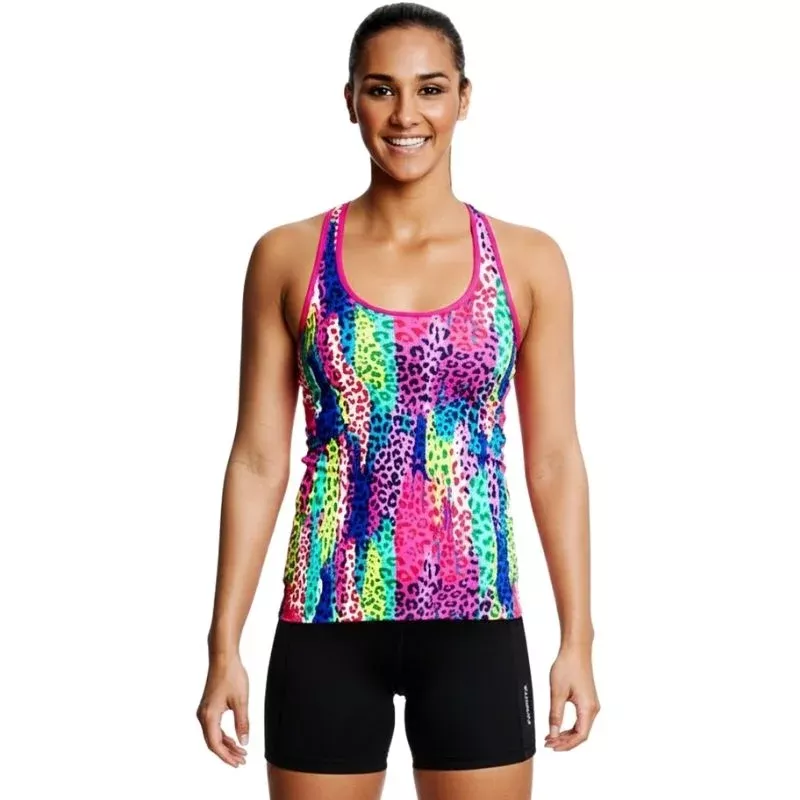 Funkita – Feline Fever – Ladies Active Singlet Top