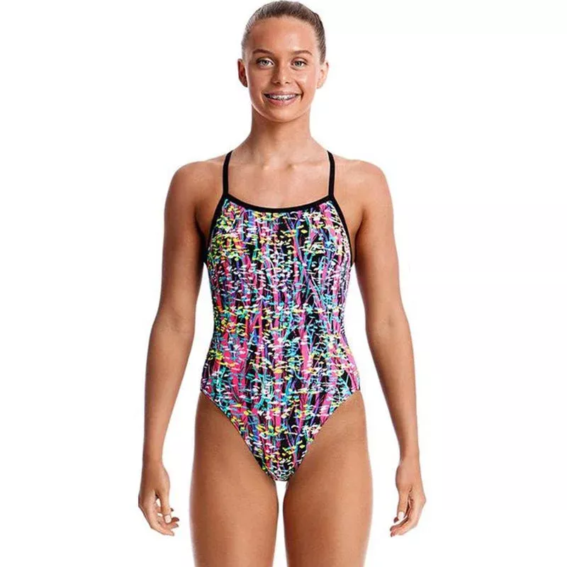 Funkita – Flickering Forest – Girls Single Strap One Piece