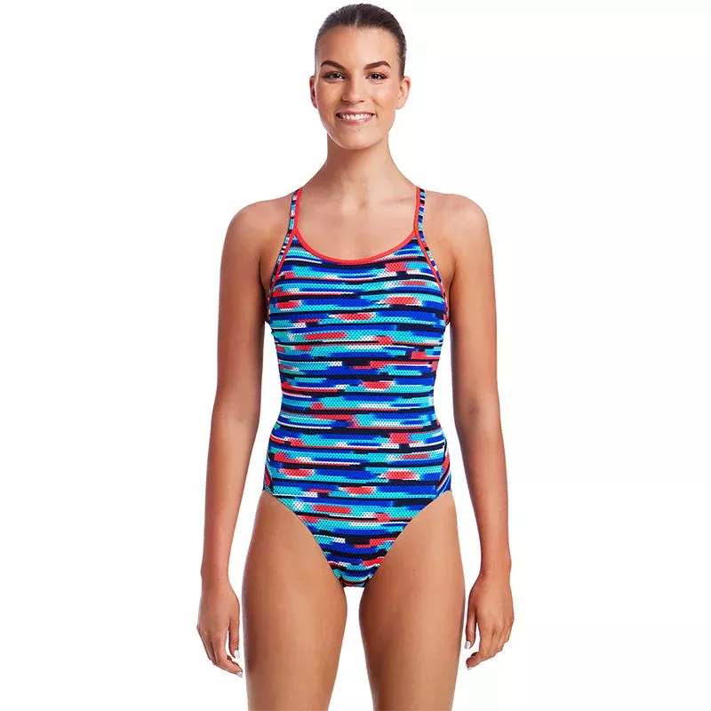 Funkita – Meshed Up – Ladies Diamond Back One Piece