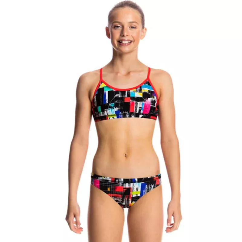 Funkita – Test Signal – Girls Racerback Two Piece