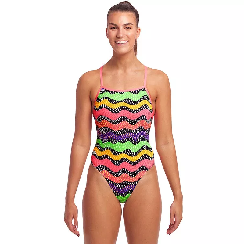Funkita – Worm Burner – Ladies Tie Me Tight One Piece
