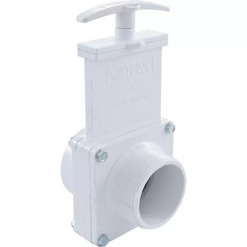 Gate Valve 3 pc SS Paddle Valterra 2"fpt x 2"mpt 30psi 4208