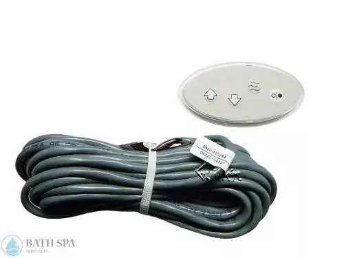 Gecko Airstreme SW-AS 4 Button Topside Control Panel On Off Wave Up Down 0108-001006