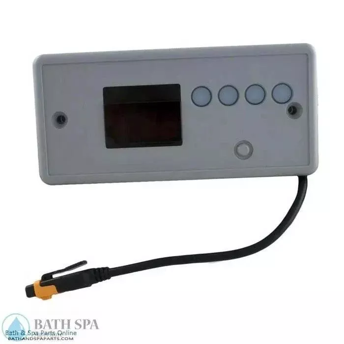 Gecko TSC19 AE 4Button Topside Control Panel For Two Pumps Large Rectangular Without Overlay 20 Ft Cord 0607007047