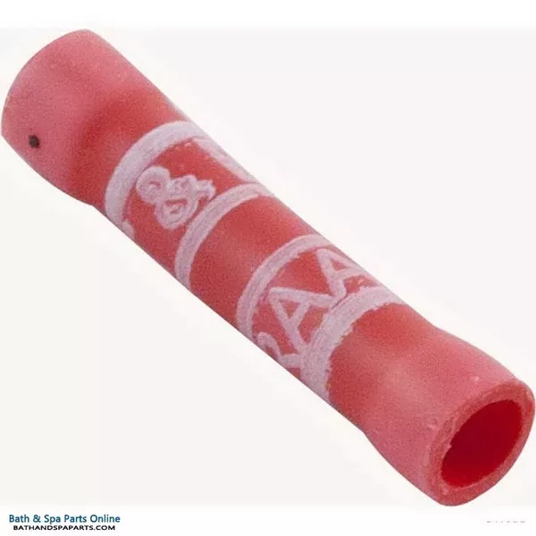 Generic Butt Splice [22-18 AWG] [Red] [Qty-25] (60-555-1732)