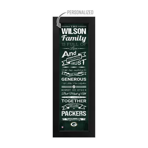 Green Bay Packers Family Cheer Custom Print