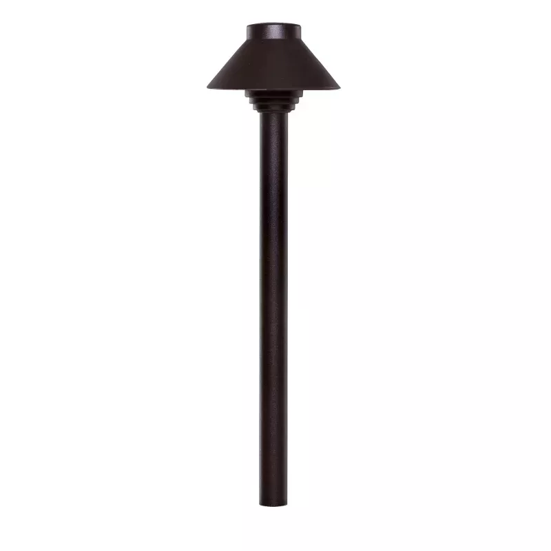 Hayward 4″ Hat, Textured Bronze Path Light, 12″ Stem || 913023