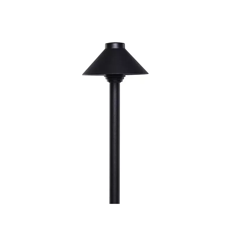 Hayward 5.5″ Hat, Textured Black Path Light, 12″ Stem || 910021