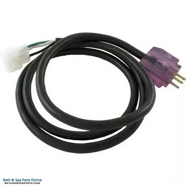 Hydro-Quip 48″ Universal Blower Adapter Cord [Molded/Lit] [AMP] [18/3 Wire] [Violet] (30-1200-L48)