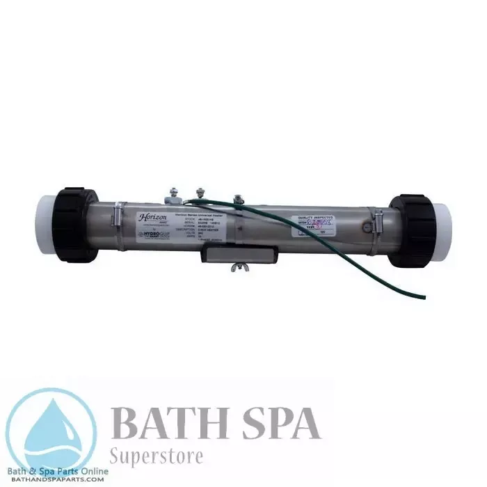 Hydro-Quip 5.5kW Universal Flo Thru Heater [15″ x 2″] [230V] [W/Union] (48-1555-HS)