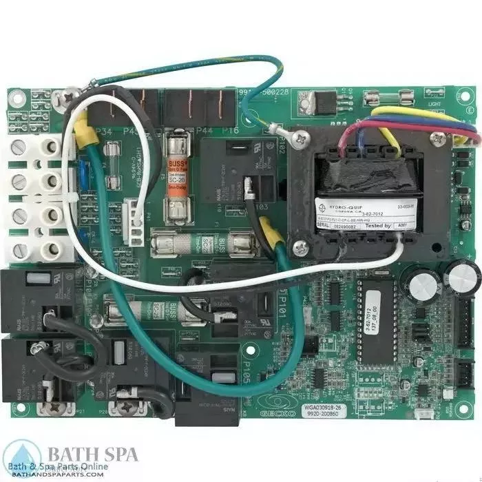 Hydro-Quip PCB Spa Control System ECO-2 Circuit Board [120V] (33-0024-R6)