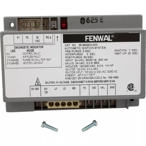 Ignition Control, Pentair MasterTemp/Max-E-Therm 42001-0052S