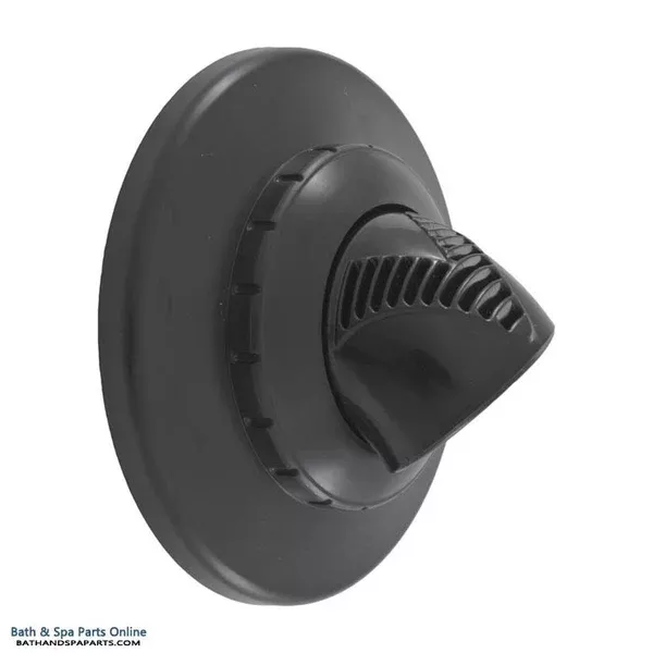 Infusion Pool Return Line Venturi Inlet Fitting With Flange [Black] (VRFTHFBK)