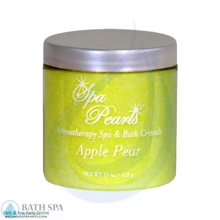 inSPAration Spa Pearls Apple Pear Aromatherapy Crystals 11 Oz Jar Soothing Bath Spa Additive