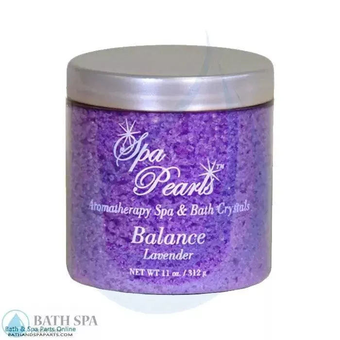 InSPAration Spa Pearls Balance Lavender Aromatherapy Crystals For Relaxation Bath Soak 11 Oz Jar