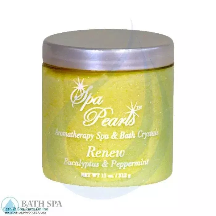 InSPAration Spa Pearls Eucalyptus Mint Aromatherapy Crystals 11oz Jar Renew Now Today