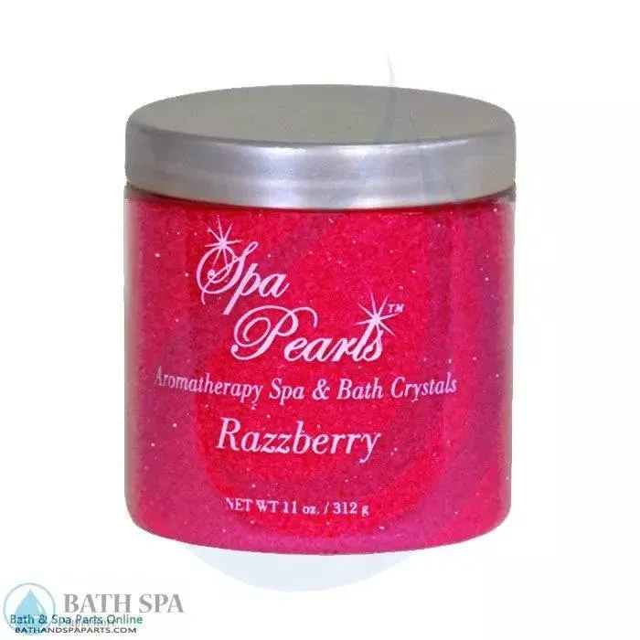 InSPAration Spa Pearls Razzberry Aromatherapy Crystals 11 Oz Jar for Home Spa Experience