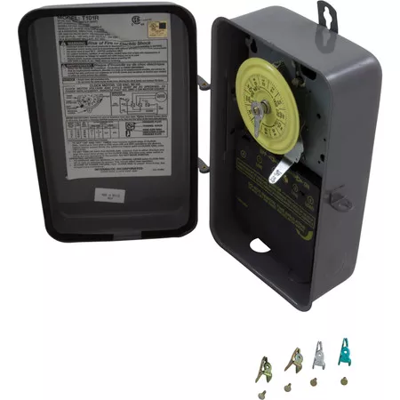 Intermatic Time Clock Spst 125V 24Hr Metal Case - T101R