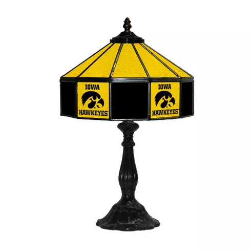 Iowa Hawkeyes 21" Glass Table Lamp