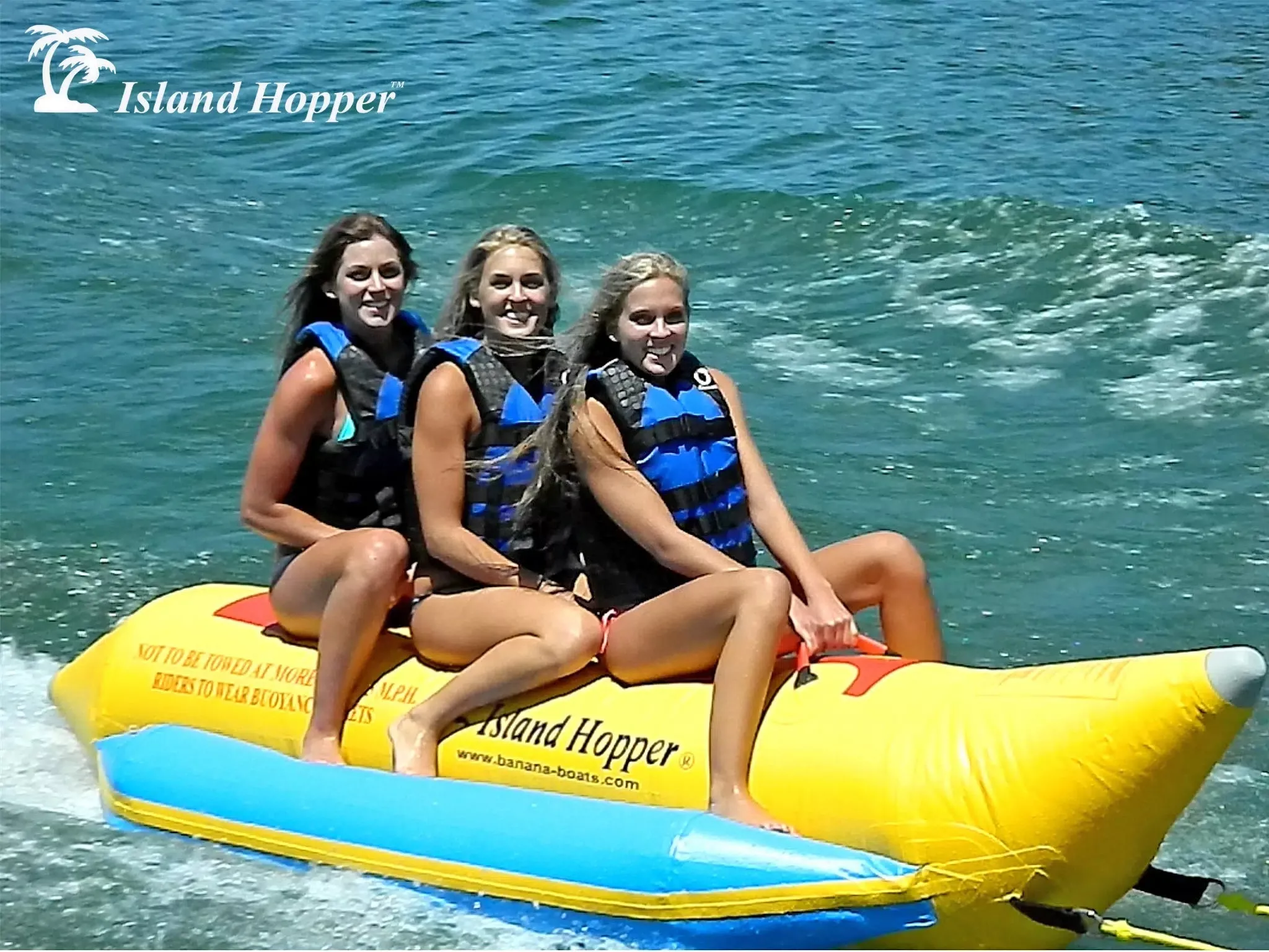 Island Hopper Heavy Recreational 3 Passenger Banana Boat