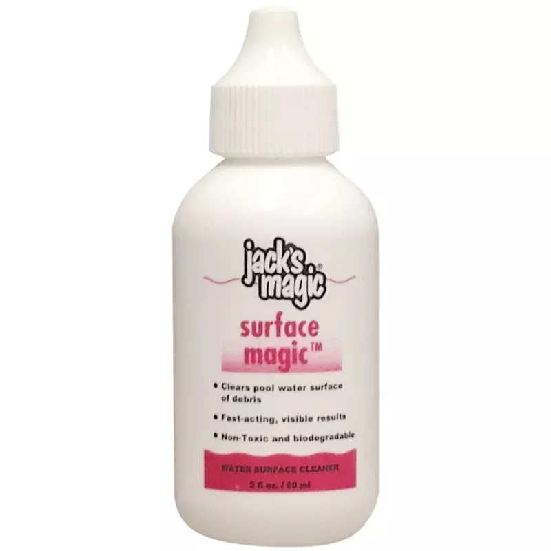 Jacks Magic Surface Debris Remover For Pool Water 2 Oz