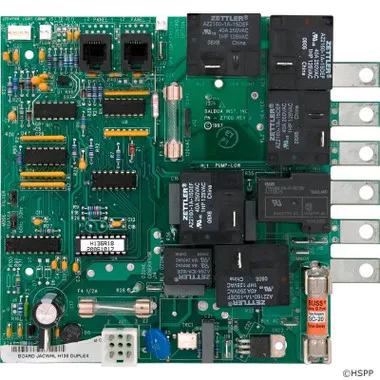 Jacuzzi Circuit Board, H136, Jacuzzi Duplex Analog 1 pump W/Phone Plug (51424) BAL51424, 9710-38, H136