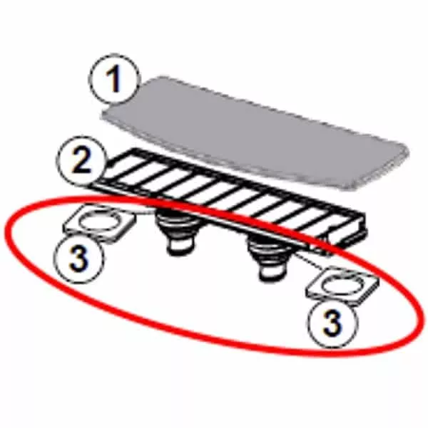 Jacuzzi J-400 Waterfall Gasket (2006 & After) (6540-935)