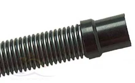 JED Cuffed Spiral Wound Deluxe Filter Hose, 1.5" x 3' , Black (JED34503)