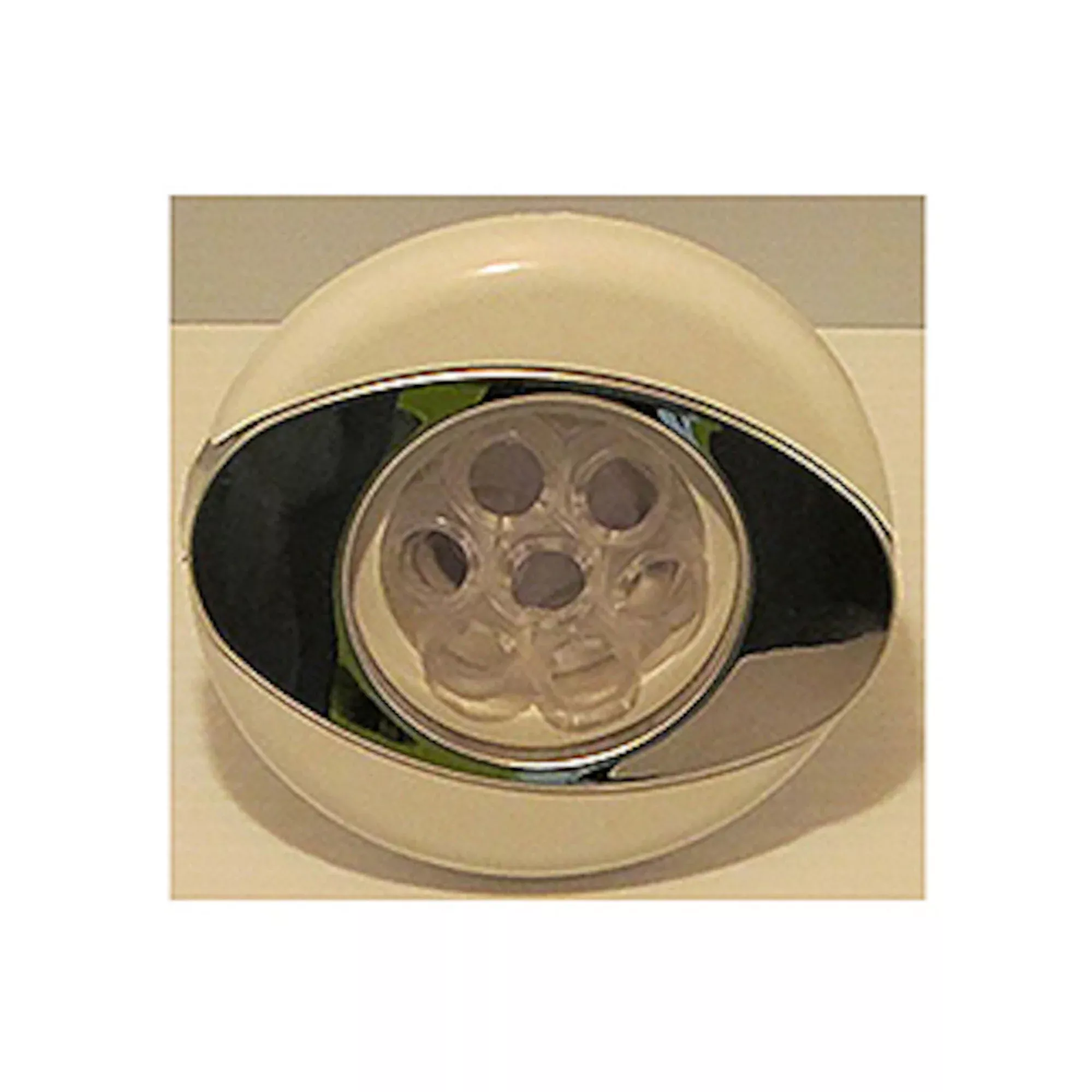 Jet, 2013, Poly Storm, Glo, Large Face, Massage, Threaded, Ovo Esc, White/Clear : 240-8030CW-8S