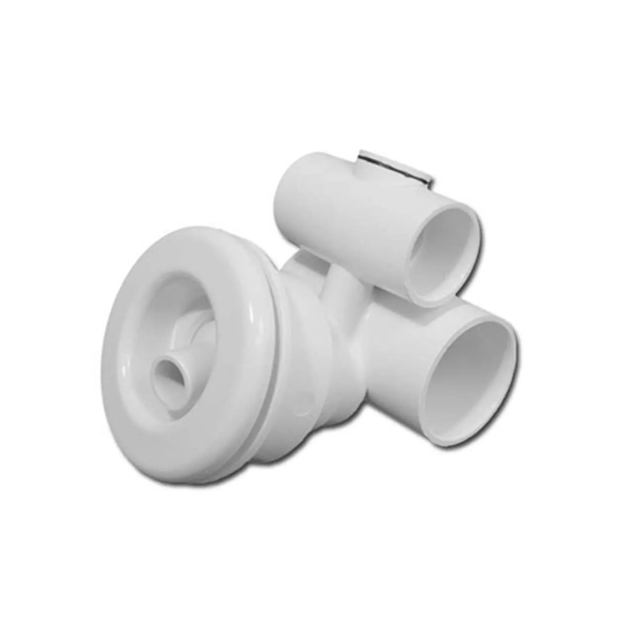 Jet Assembly, HydroAir Converta’ssage, Tee Body, 13 GPM, 1-1/2″S Water x 1″S Air, White : 10-4510