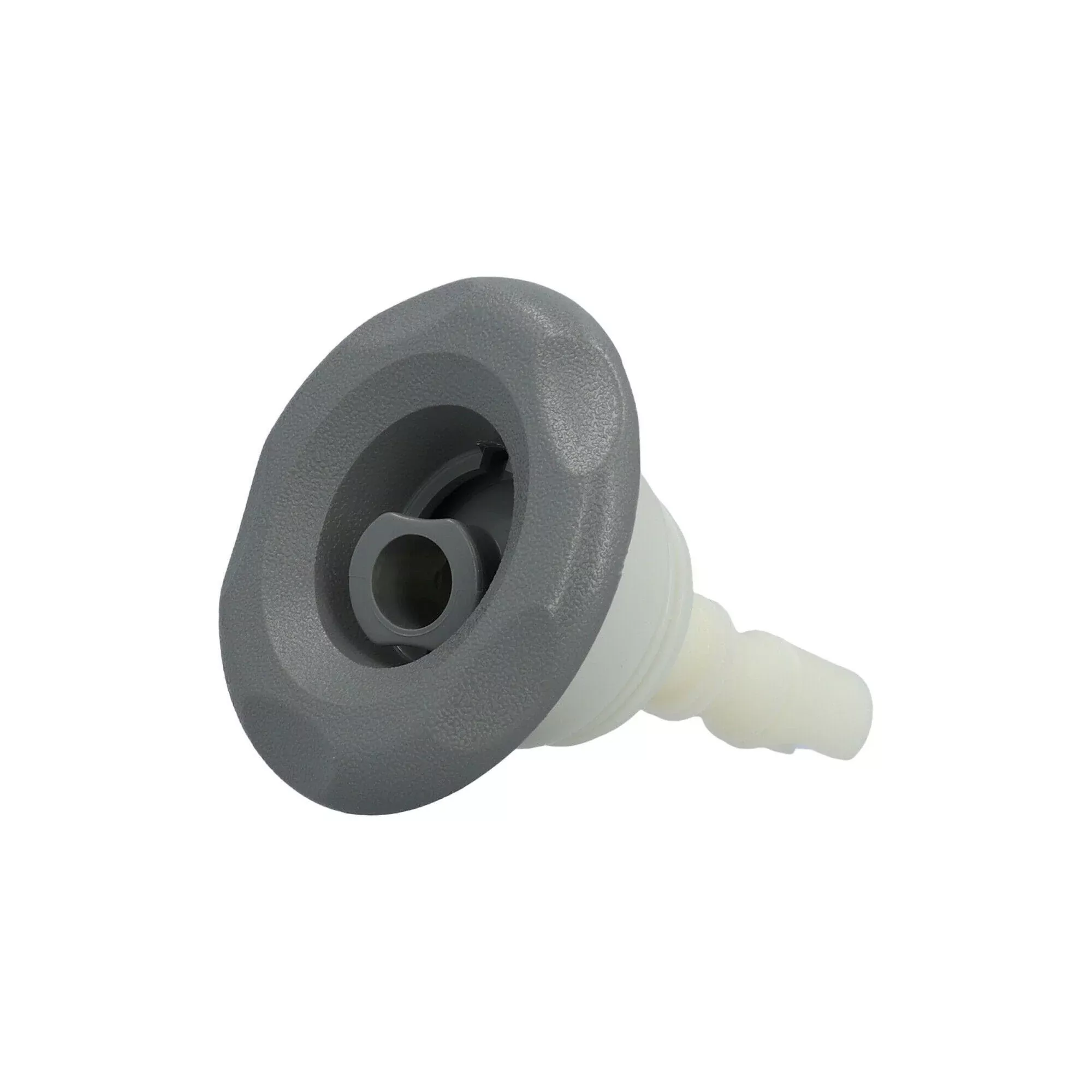 Jet Assembly, Waterway, Mini Storm, Rotating, 3″ Face, 5-Scallop, Gray : 229-0027