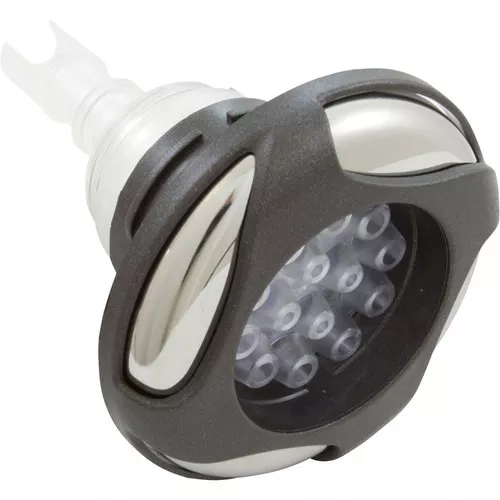 Jet Insert WW Poly Storm Glo Swrl 3-5/8 In Mass SS DkGray Thd 230-4099DSG-8S