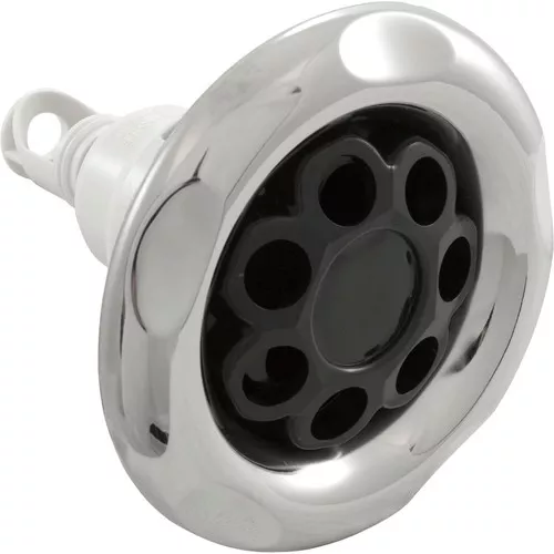 Jet Insert WW Power Storm 5 In Massage Scalloped SS-Blk Thd 229-5651S