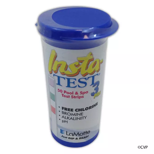 Lamotte Test Strips, Insta-Test 3-Way Strips, 50Ct | 2976