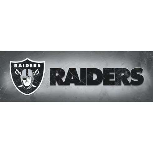 Las Vegas Raiders 4' Glass Wall Art