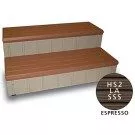 Leisure Accent Deluxe Spa Step, 74 In. Wide, Color - Espresso (LASS74E)