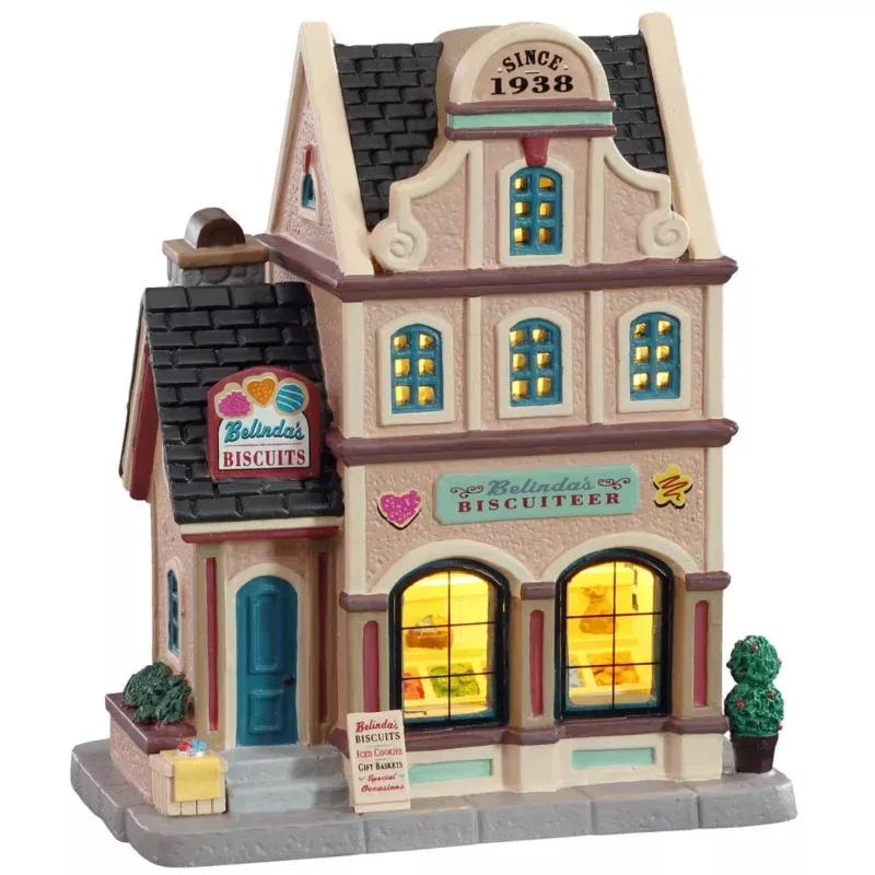 Lemax Caddington Village Lighted Building: Belinda’s Biscuiteer #15768