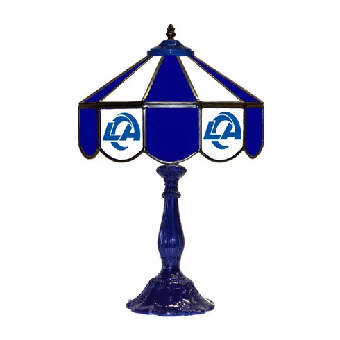 Los Angeles Rams 21" Glass Table Lamp