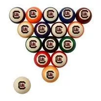 Louisville Cardinals Retro Billiard Ball Set