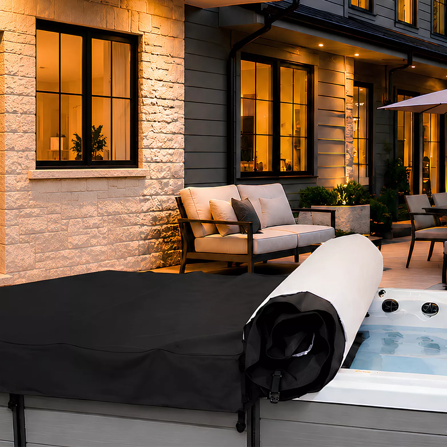 Master Spa – AXCVR18 – Axis Spa Cover 18′ x 8′ for H2X Trainer 18 and Michael Phelps Signature Spas