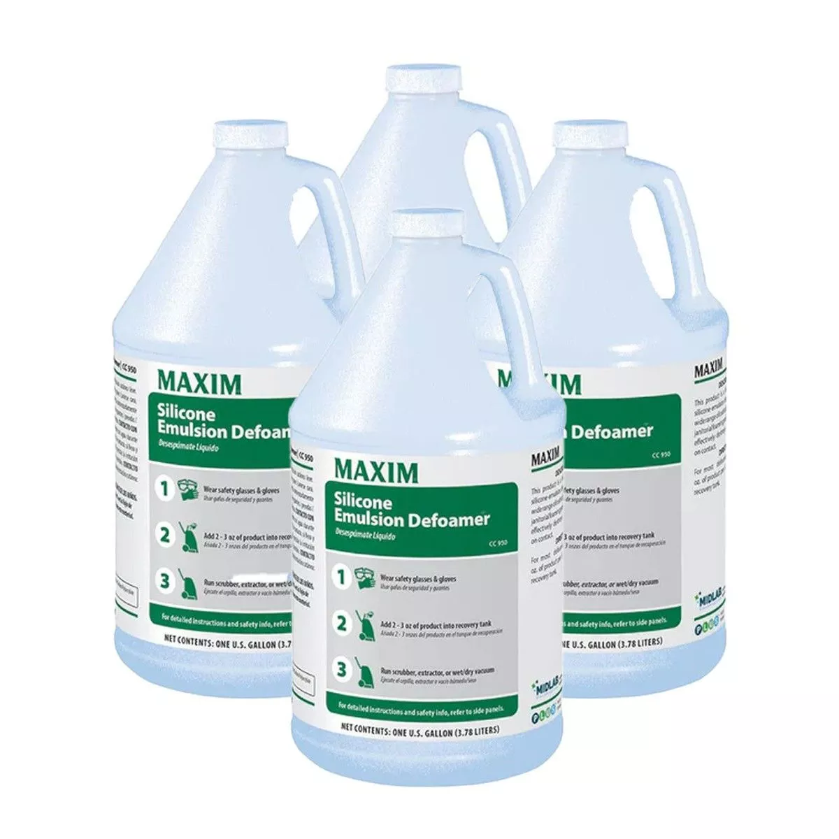 Maxim Silicone Emulsion Defoamer (1 Gallon Bottles) – Case of 4