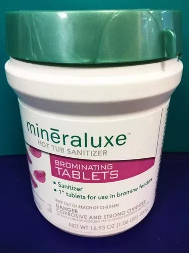 Mineraluxe Bromine Tablets, 1", 1.06 lbs. (UML09725)