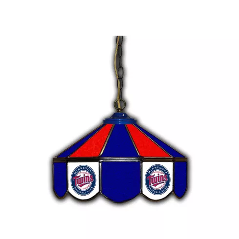 Minnesota Twins 14" Stained Glass Pub Light