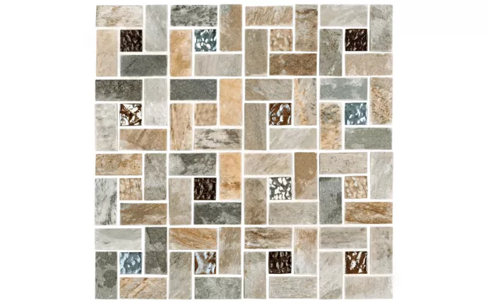 NPT Fusion Tile Pinwheel Mosaic FS-PINWHEEL