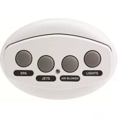 Pentair Intellitouch iS4 4-Function Spa-side Remote, White, 100 ft. cord (521885)