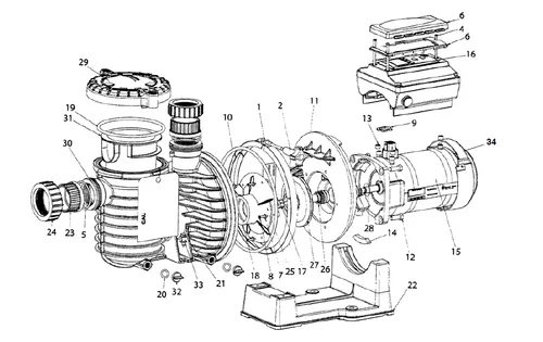 PENTAIR MOTOR 3.2KW PMSW BLACK | 357294S