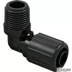 Pentair/Rainbow 1/2" 90*, 1/2"Mpt X Tube Fitting, W/ Nut - R172272