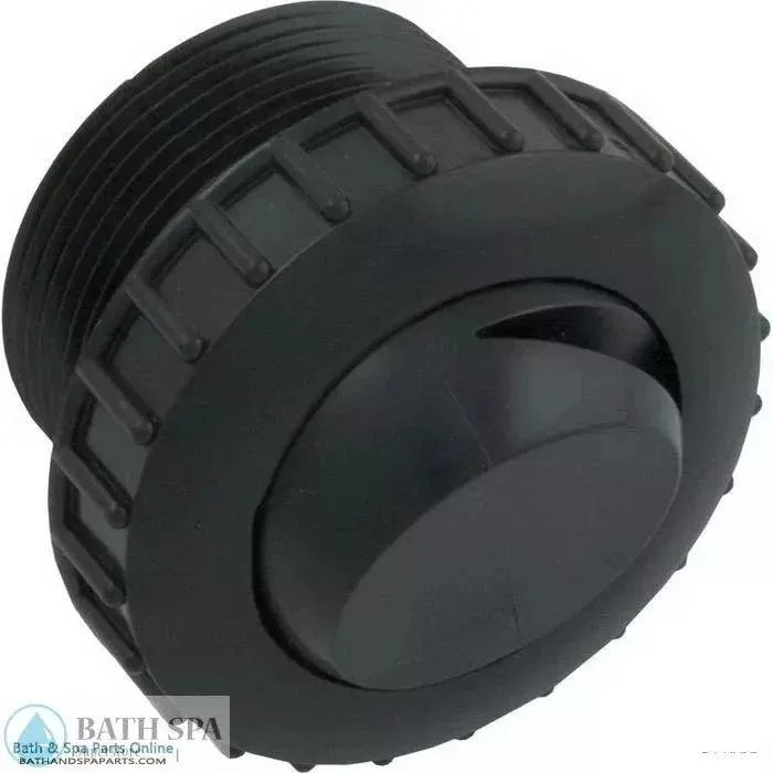 Pentair Wall Fitting/Inlet Fitting [1-1/2″MPT] [Slotted Orifice] [Black] (540001)