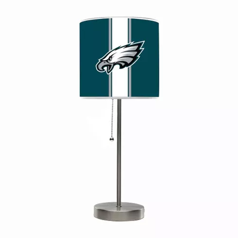 Philadelphia Eagles 19" Tall Chrome Table Lamp