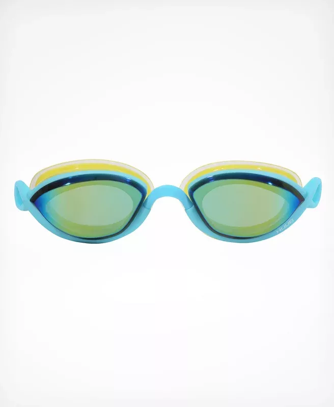 Pinnacle Air Seal Swim Goggle – Aqua/Fluo Yellow